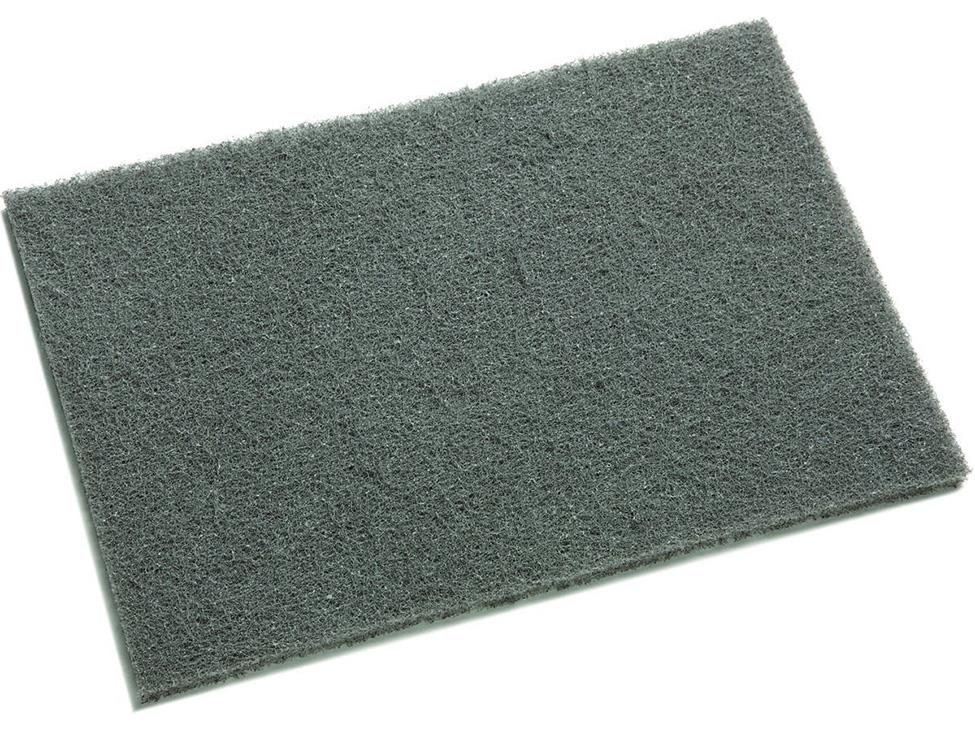 3M HP-HP 7448 Scotch-Brite 6" x 9" Gray Hand Pad