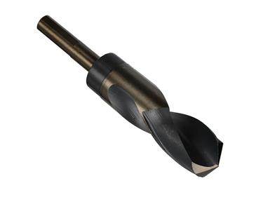 63//64 HSS 1//2 Reduced Shank Silver and Deming Drill Bit with 3-Flatted Shanks