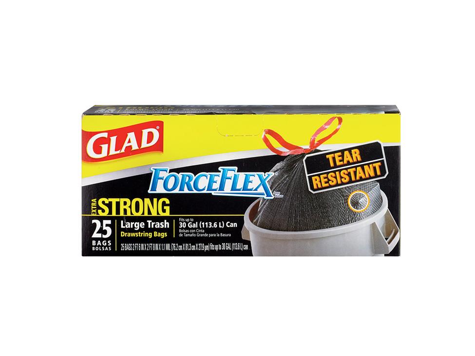 trash bags force flex