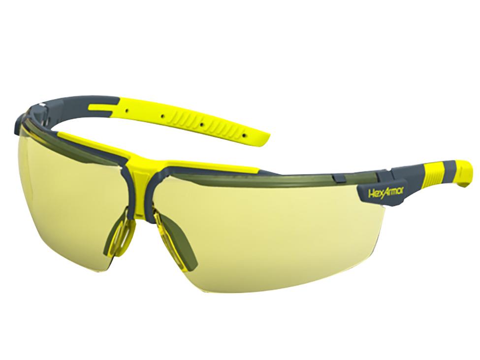Hexarmor 11-19006-02 VS300 Safety Glasses - Amber TruShield