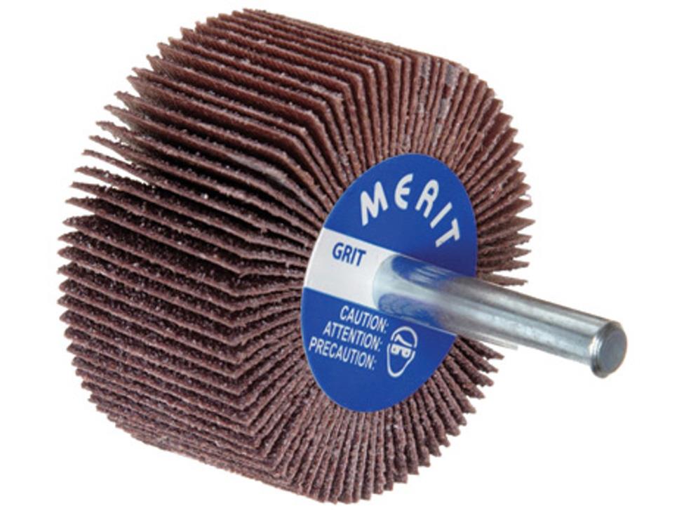 MERIT Abrasives FLAP WHEEL 4"X1½”X 5/8" 80GRIT 12000 RPM POLISHING