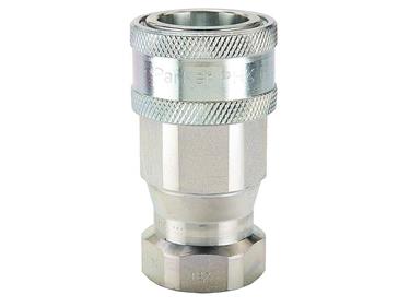 Parker 6602-16-16 Valved Hydraulic Coupler Nipple 1/" Body x 1/"-11 1//2 NPTF Port